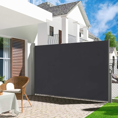 180x300 سم ظل المظلة الجانبية القابلة للإنزال للشرفة الحديقة التراس المقاوم للشمس والماء